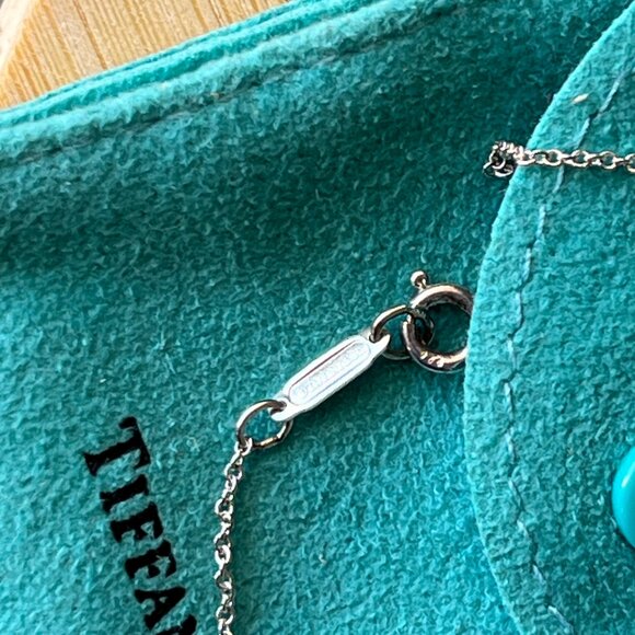 Vintage Tiffany & Co C Padlock Charm w/ Chain - Picture 4 of 13